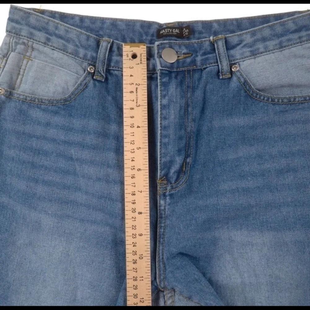 Nasty Gal Classic Blue Women's Jeans Two Toned Front & Back Sz 8